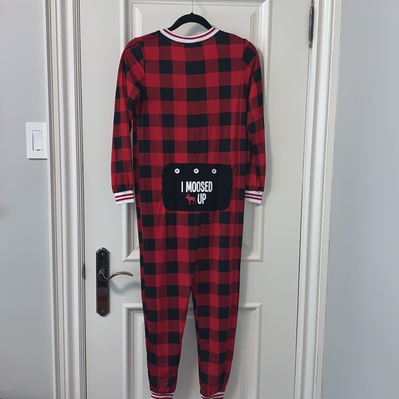 Plaid kids onesie (Size Large - 10/12) - Picture 4 of 5